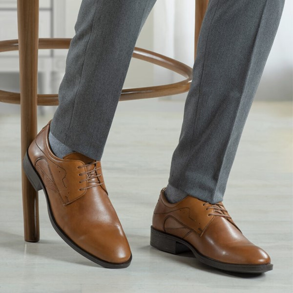 Classic cow leather men's shoes code Hm 220