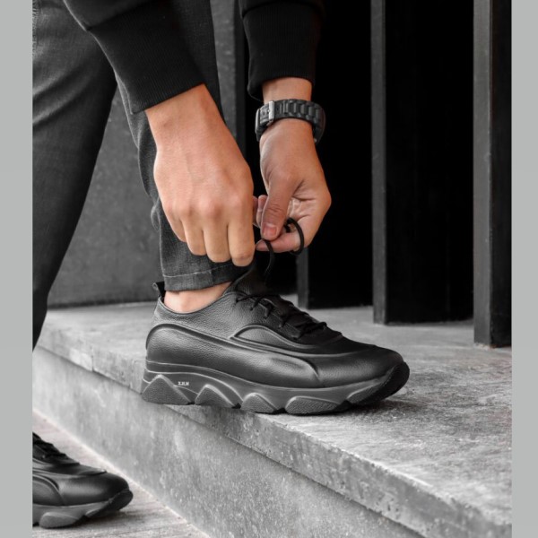 Men's sports natural leather shoes code 264 Hm